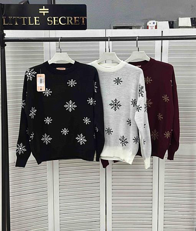 Свитер Little Secret 0551 white - делук