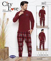 Пижама Romeo Life 8842 wine - делук