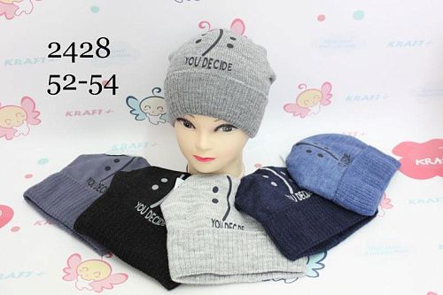 Шапка Red Hat Clothes 2428 mix зима - делук