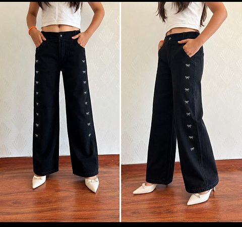 Джинсы Miki Maki MM1370 black - делук