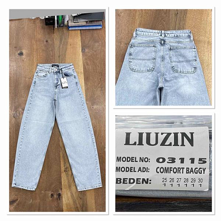 Джинсы Maxim Jeans 03115 l.blue - делук