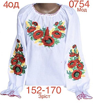 Вышиванка Надийка ND864-0754 white - делук