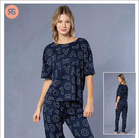 Пижама Trikotag 6931 navy - делук