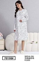 Ночнушка Fili Wear 70198 white - делук