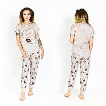 Пижама Пижама-Ок 6006(04076) grey - делук