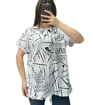 Футболка Levisha 25313 white - делук