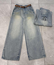 Джинсы Saint Wish 89131 l.blue - делук