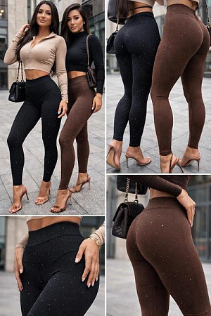 Лосины Lora LR1126 black - делук