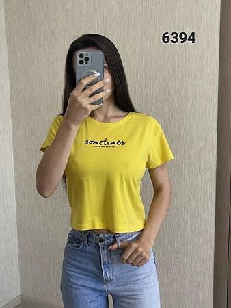 Футболка Fsn 6394 yellow - делук