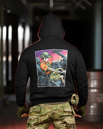 Худи Madoka 1340 black - делук