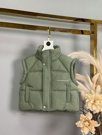 Жилетка Delfinka 8168 green - делук