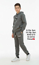 Костюм Спорт Amz 242-2 grey - делук