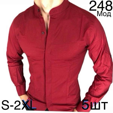 Рубашка Надийка ND535-248 red - делук