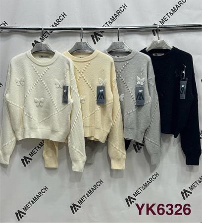 Свитер Met&March 6326 black - делук