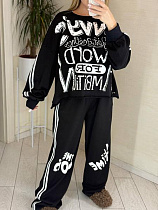 Костюм Спорт Lora LR864 black - делук