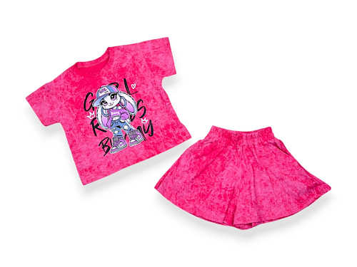 Костюм Kir15 36 малиновий - делук