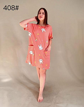 Ночнушка Anion 408 coral - делук
