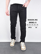 Джинсы Baron Jeans BR981-5 black - делук