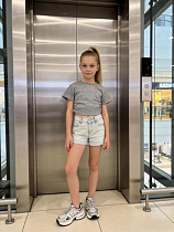 Футболка Yalisi 5871 grey - делук