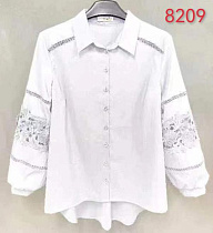 Рубашка Lida 8209 white - делук