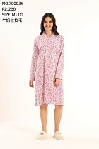 Ночнушка Romeo Life 70003 pink - делук