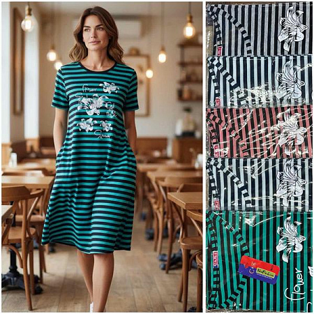 Платье Homewear M151 mix - делук