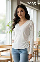 Свитер Met&March 29051 white - делук