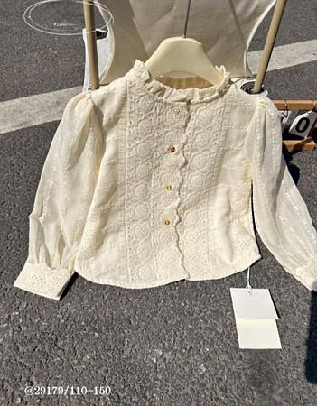 Блузка Meloria 29179 beige - делук
