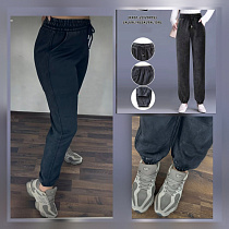 Джинсы Hoan JKX01 black - делук