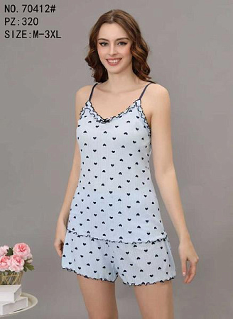 Пижама Fili Wear 70412 l.blue - делук