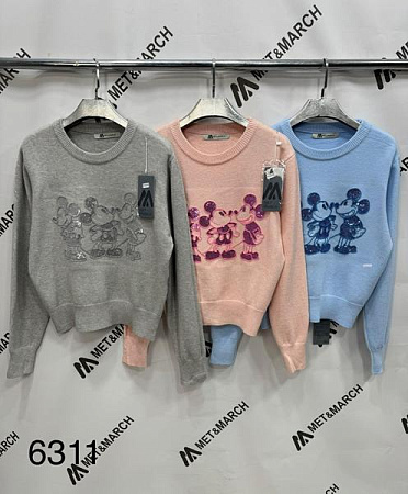 Свитер Met&March 6311 grey - делук