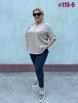 Блузка Bat 115-6 beige Блузка Bat 115-6 beige - делук