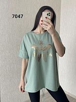 Футболка Fsn 7047 mint - делук