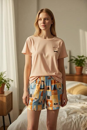 Пижама Trikotag T533 beige - делук