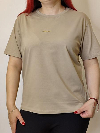 Футболка Kosta Y125 beige - делук