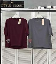Футболка Little Secret 400772 wine - делук