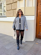 Рубашка Femzone 1137 grey Рубашка Femzone 1137 grey - делук