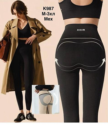 Лосины Minh K987 black - делук
