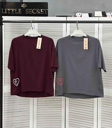 Футболка Little Secret 400772 wine - делук