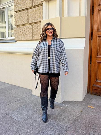 Рубашка Femzone 1137 grey - делук