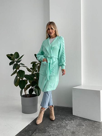 Кардиган Liza Brend 1105 mint - делук