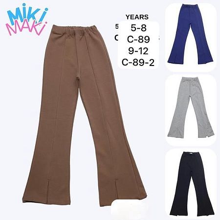 Штаны Спорт Miki Maki C89-2 grey - делук