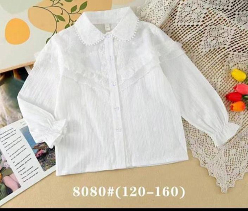 Блузка Meloria 8080 white - делук