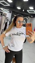 Футболка Lovekan 1628 white - делук