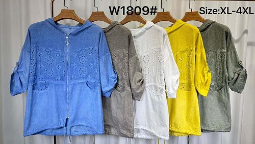 Рубашка Kaffir Lily W1809 blue - делук