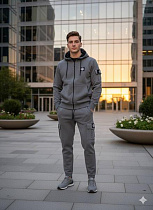 Костюм Спорт Moranny MR507 grey - делук