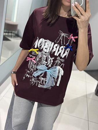 Футболка Comod 25126 brown - делук