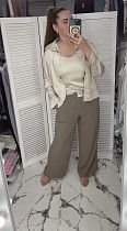 Штаны Karon 676 beige - делук