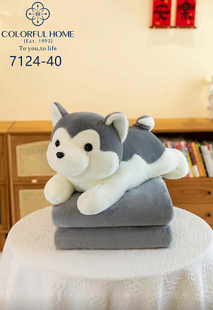 Плед-Игрушка 7124-50 grey - делук