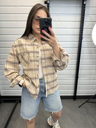 Рубашка Jjf 701 beige - делук